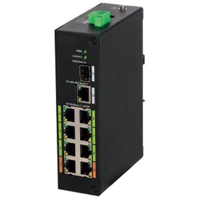 Dahua LR2110-8ET-120 2x 10/100 (HighPoE/ePoE)+6x 10/100 (ePoE)+1x 100/1000 Uplink+1x SFP uplink 120W ePoE switch