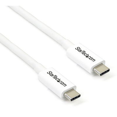 Startech.com THUNDERBOLT 3 CABLE 2M USB-C M/M WHITE