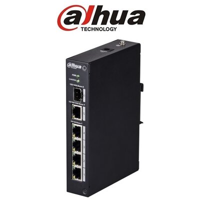 Dahua PFS3106-4T 4x 10/100+1x gigabit+1x SFP uplink switch