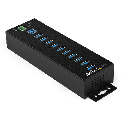 Startech.com 10PT IND. USB3 HUB EXT POWER ADPTR ESD 350W SURGE P