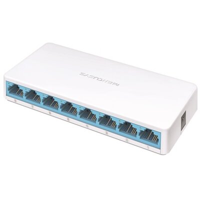 Mercusys MS108 8 port 10/100Mbps nem menedzselhető asztali Switch