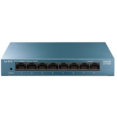 TP-Link LS108G 8port 10/100/1000Mbps LAN nem menedzselhető asztali Switch