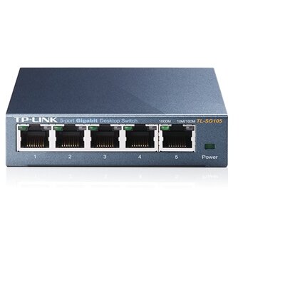 TP-Link TL-SG105 5port 10/100/1000Mbps LAN nem menedzselhető asztali Switch