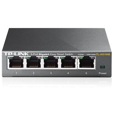 TP-Link TL-SG105E 5port 10/100/1000Mbps LAN menedzselhető asztali Switch