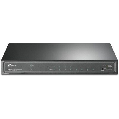 TP-Link TL-SG2008P JetStream 4xGbE PoE+ LAN 4xGbE LAN smart menedzselhető PoE+ switch