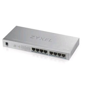 ZyXEL GS1008-HP 8port Gigabit LAN nem menedzselhető PoE+ Switch