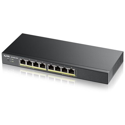 ZyXEL GS1900-8HP v2 8port GbE LAN PoE (70W) smart menedzselhető switch