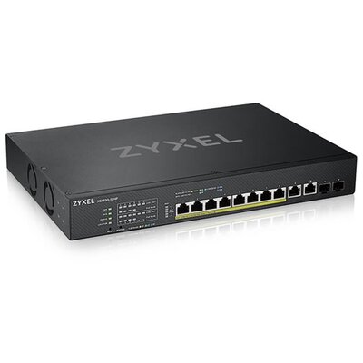 ZyXEL XGS1930-12HP 8xMulti-Gig PoE LAN(375W) 2x10GbE SFP+/RJ45 2x10GbE SFP+ smart menedzselhető Multi-Gigabit PoE Switch