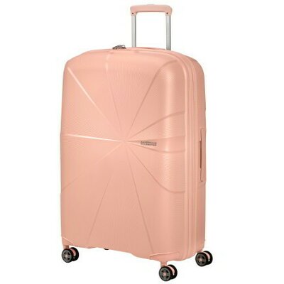 American Tourister STARVIBE Spinner 77/28 Exp Tsa (Metallic Peach, 99 L) púder bőrönd