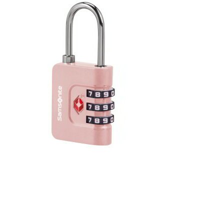 Samsonite TA REVOLUTION Combilock 3 Dial Tsa rózsaszín számzáras bőröndlakat