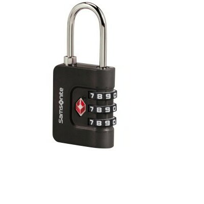 Samsonite TA REVOLUTION Combilock 3 Dial Tsa fekete számzáras bőröndlakat