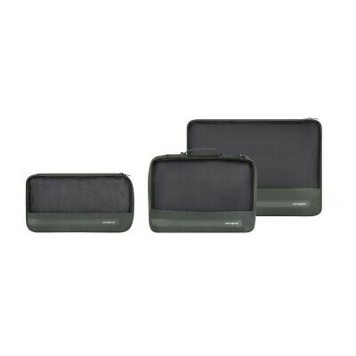 Samsonite TA REVOLUTION Set Of 3 Packing Cubes rendszerező táska szett zöld