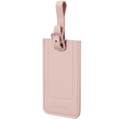 Samsonite TA REVOLUTION Rectangle Luggage Tag X2 rózsaszín bőröndcímke
