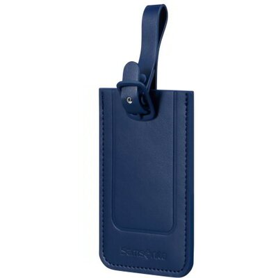 Samsonite TA REVOLUTION Rectangle Luggage Tag X2 kék bőröndcímke