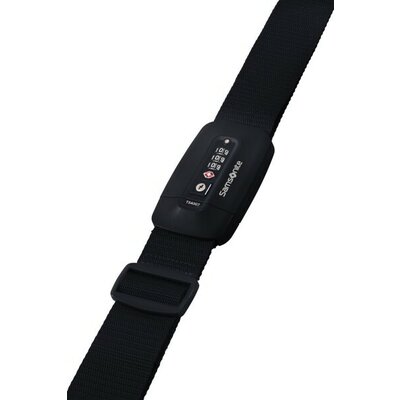 Samsonite TA REVOLUTION Luggage Strap/tsa Lock fekete bőrönd heveder