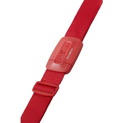 Samsonite TA REVOLUTION Luggage Strap 50mm piros bőrönd heveder