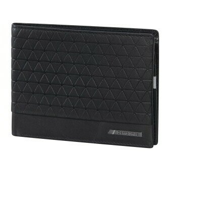 Samsonite PRO-DLX 6 SLG 047 - B 10cc+vfl+c+2c fekete bőr pénztárca