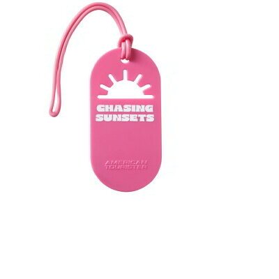 American Tourister AMERICAN TOURIST. TA Luggage Tag X2 Fun rózsaszín bőrönd címke