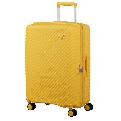 American Tourister DIABLAST Spinner 68/25 Exp Tsa sárga bőrönd