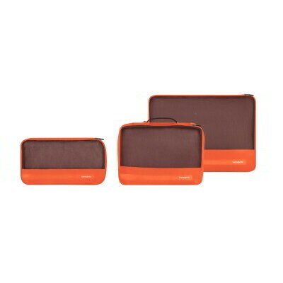 Samsonite TA REVOLUTION Set Of 3 Packing Cubes narancs rendszerező táska szett