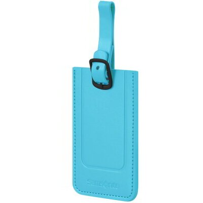 Samsonite TA REVOLUTION Rectangle Luggage Tag X2 kék bőröndcímke
