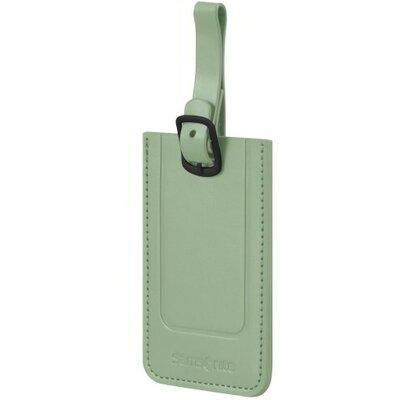 Samsonite TA REVOLUTION Rectangle Luggage Tag X2 zöld bőröndcímke