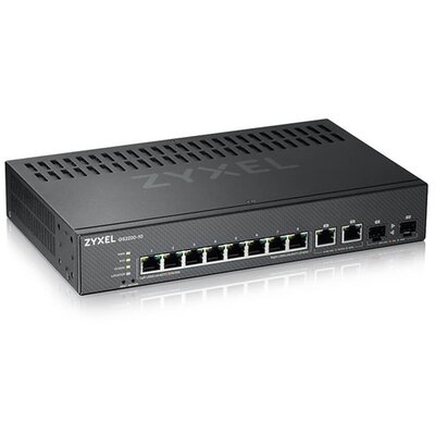 ZyXEL GS2220-10 8port GbE LAN 2xGbE RJ45/SFP Combo port L2 menedzselhető switch