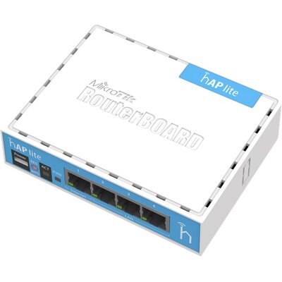 MikroTik hAP lite classic RB941-2nd L4 32Mb 4x FE LAN router