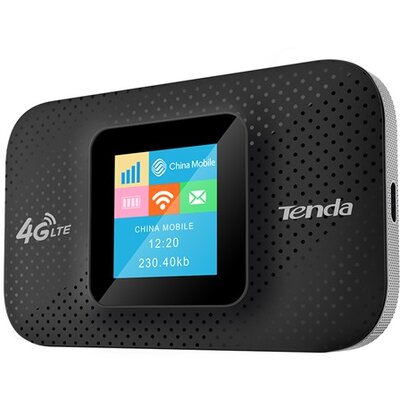 Tenda 4G185 4G/LTE LCD kijelzős hordozható mobil router
