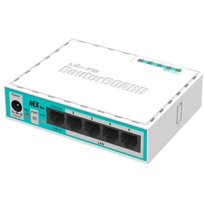 MikroTik hEX lite RB750r2 L4 64MB 5x FE port router