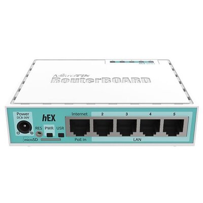 MikroTik hEX RB750Gr3 L4 256MB 5x GbE port router