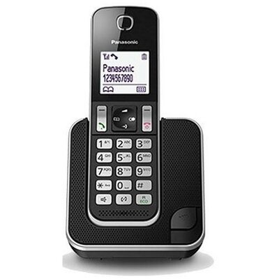 Panasonic KX-TGD310PDB DECT fekete vezetéknélküli telefon