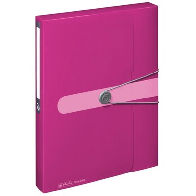 Herlitz Easy A4 PP pink füzetbox