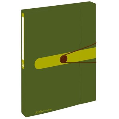 Herlitz Easy PP újrafelhasznált műanyag zöld füzetbox
