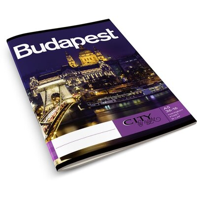 Absolut City By Night A5 36-16 hangjegyfüzet