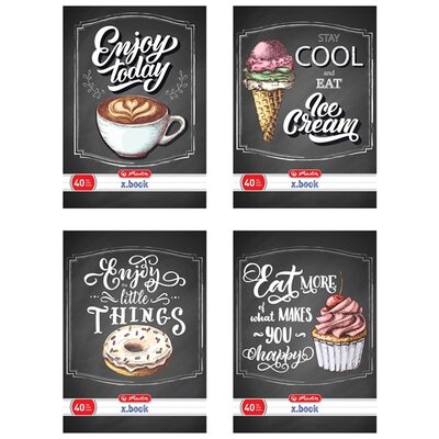 Herlitz Blackboard A5 40lapos vonalas füzet