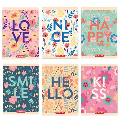 Herlitz Romantic 3D UV A5 60lapos vonalas füzet