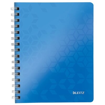 Leitz Wow A5 80lapos kockás kék spirálfüzet