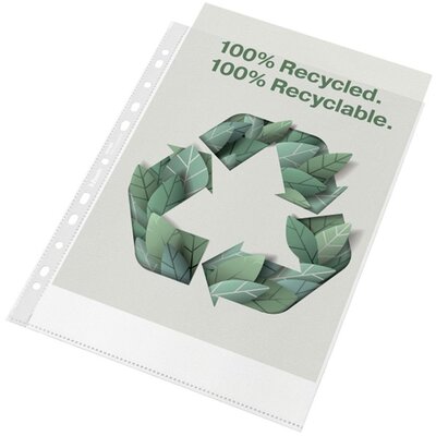 Esselte Recycled A4 narancsos 100db lefűzhető genotherm