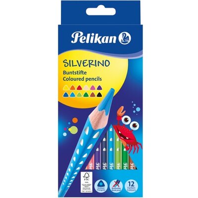 Pelikan Silverino 12 szín színesceruza készlet