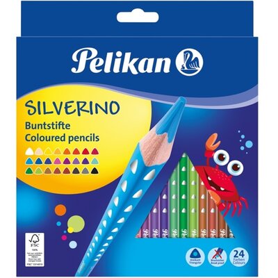 Pelikan Silverino 24 szín színesceruza készlet