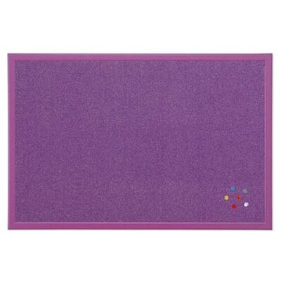 Bi-Office 40x60cm fakeretes lila parafatábla