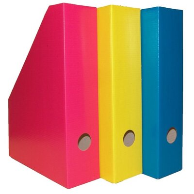 Herlitz Color Blocking 7cm karton kék iratpapucs