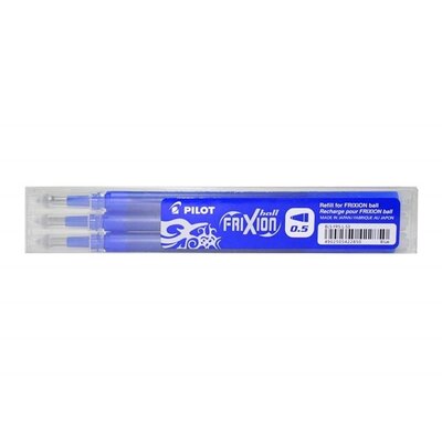 Pilot Frixion 0,5mm 3db-os kék rollertoll betét