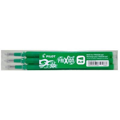 Pilot Frixion 0,5mm 3db-os zöld rollertoll betét