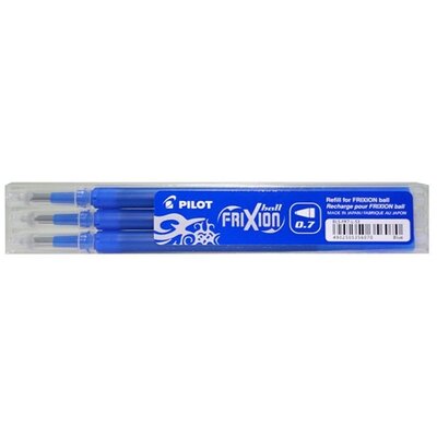 Pilot Frixion 0,7mm 3db-os kék rollertoll betét