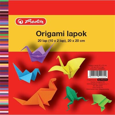 Herlitz 20x20cm 20ív origami lap