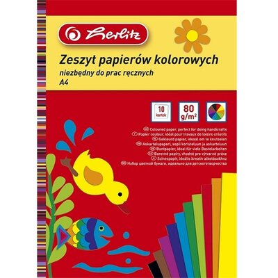 Herlitz A4 10 lap fényes kivágópapír