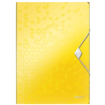 Leitz Wow PP sárga gumis mappa