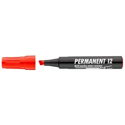 ICO 12 piros permanent marker